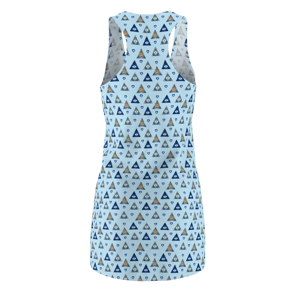 Evil Eye Women's Cut & Sew Racerback Dress MWD-05 - Ellinida 