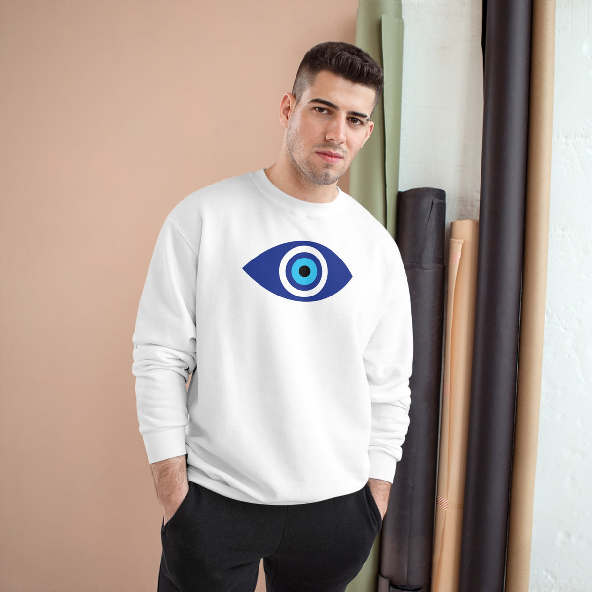 Evil Eye Champion Sweatshirt - Ellinida 