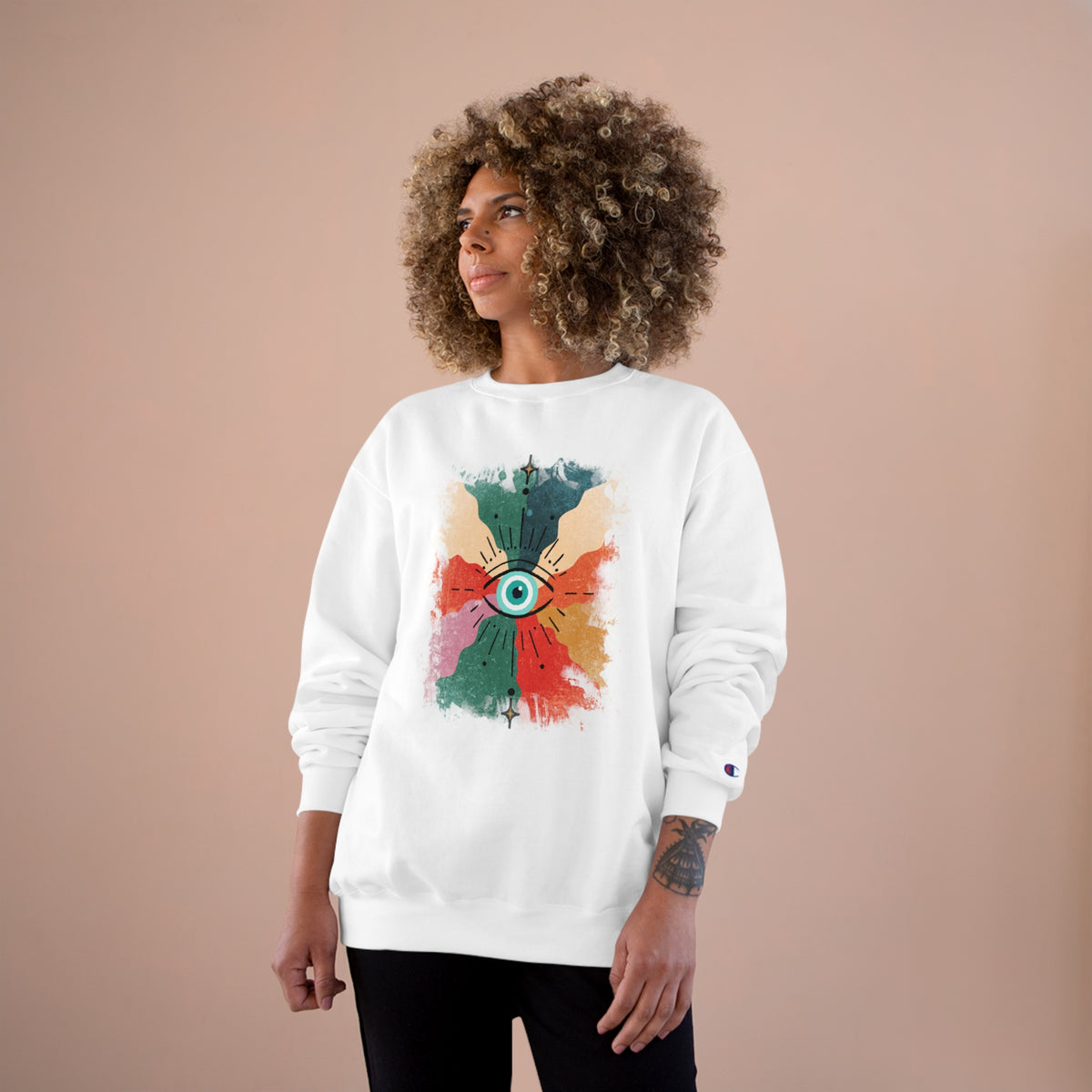 Hamsa Champion Sweatshirt - Ellinida 