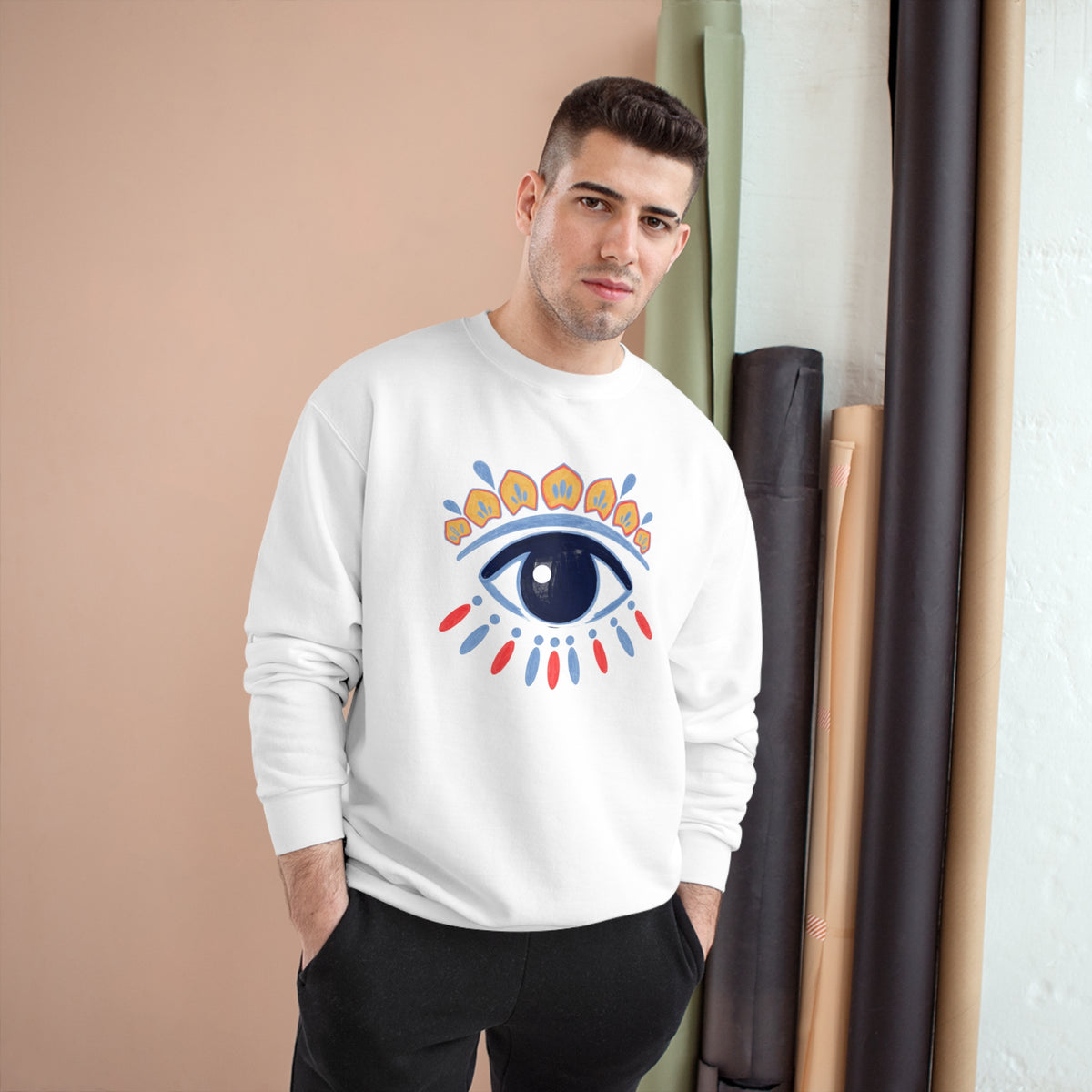 Hamsa Champion Sweatshirt - Ellinida 