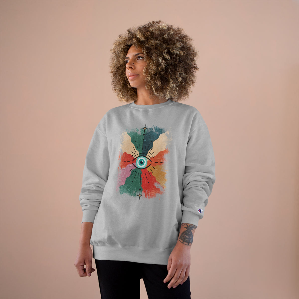 Hamsa Champion Sweatshirt - Ellinida 