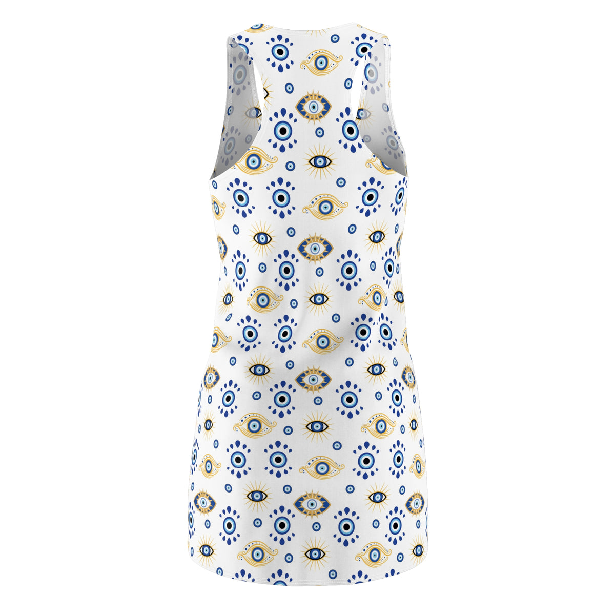 Evil Eye Women's Cut & Sew Racerback Dress MWD-04 - Ellinida 