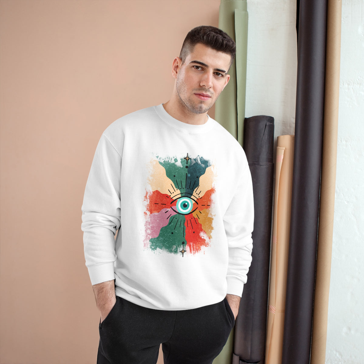 Hamsa Champion Sweatshirt - Ellinida 