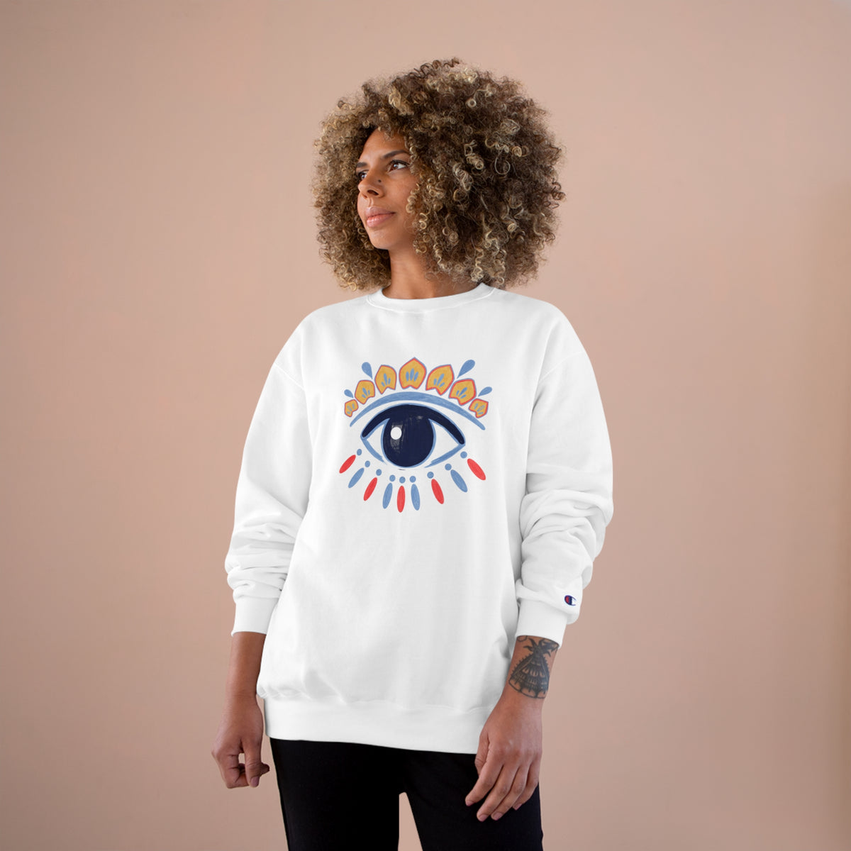 Hamsa Champion Sweatshirt - Ellinida 