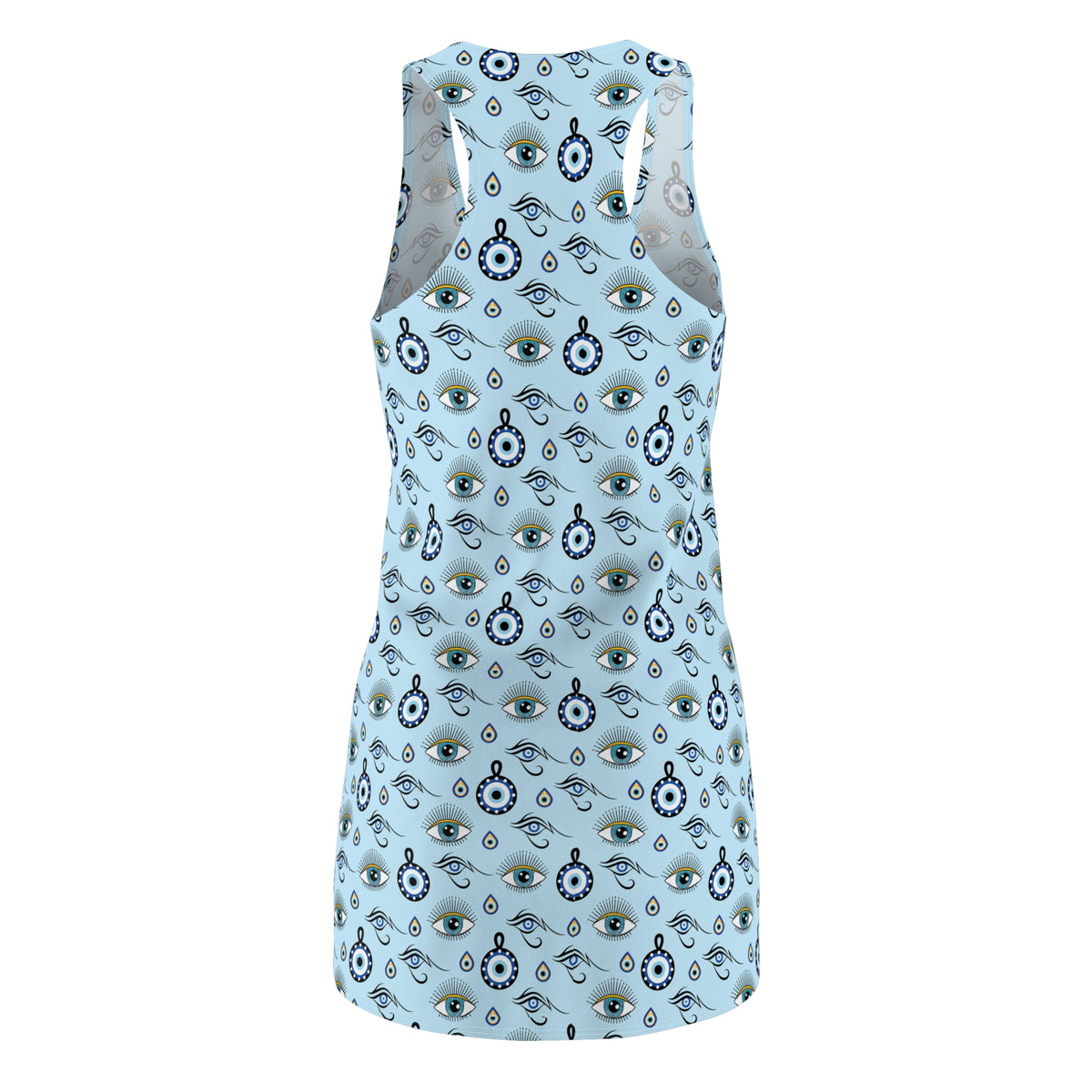 Evil Eye Women's Cut & Sew Racerback Dress MWD-03 - Ellinida 