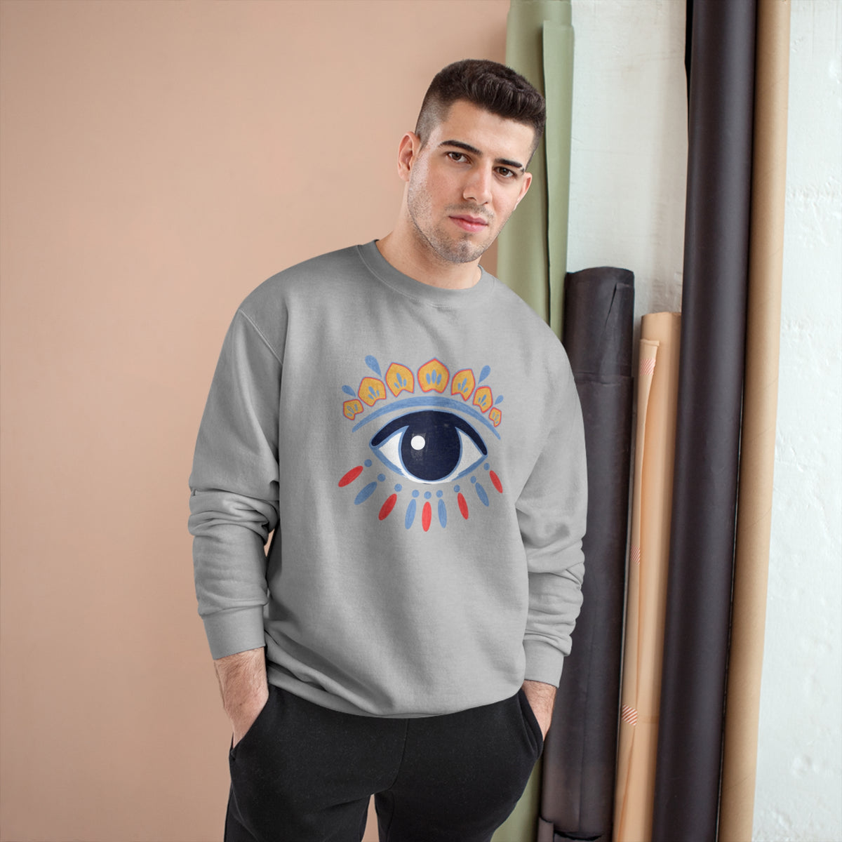 Hamsa Champion Sweatshirt - Ellinida 