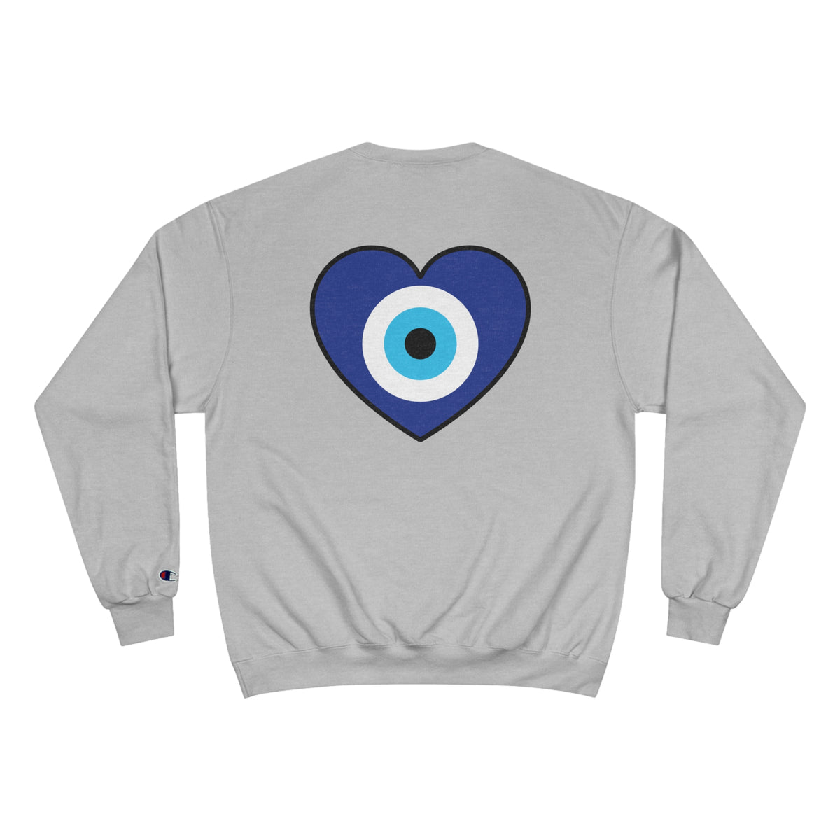 Evil Eye Heart Champion Sweatshirt - Ellinida 