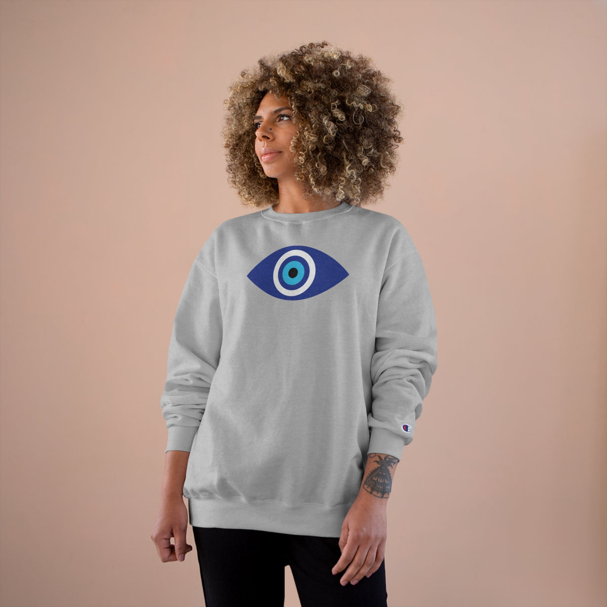 Evil Eye Champion Sweatshirt - Ellinida 