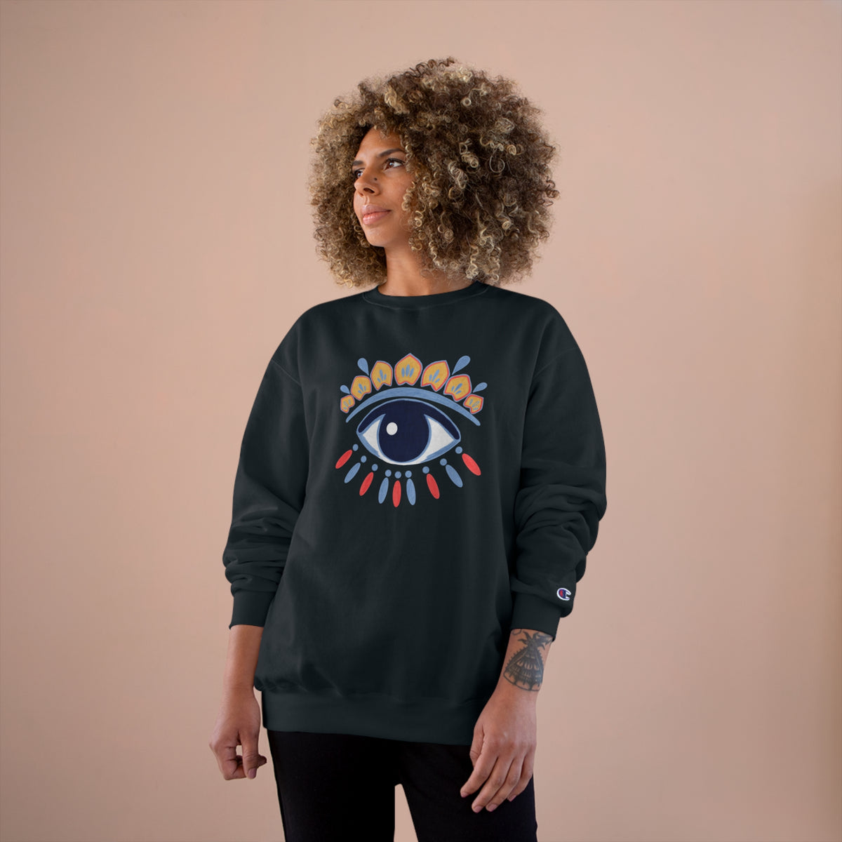 Hamsa Champion Sweatshirt - Ellinida 