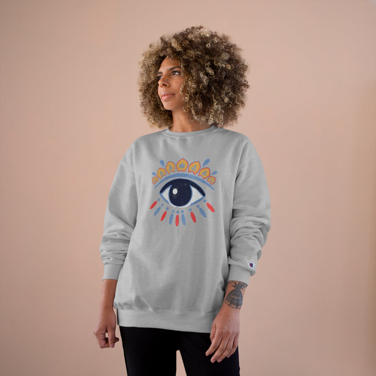 Hamsa Champion Sweatshirt - Ellinida 